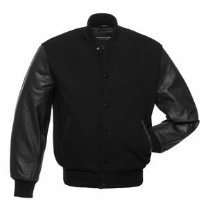 Men's Varsity Jacket Genuine Leather